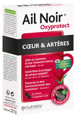 Nutreov Extract de Usturoi Negru Oxyprotect Inimă și Arterele 30 Comprimate
