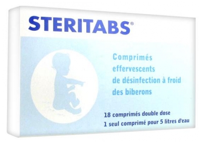 Aquatabs Steritabs 18 Comprimés Double Dose (à utiliser avant fin 02/2021)