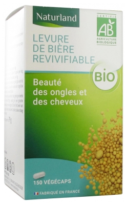 Naturland Drojdie de Bere Revivifiabilă Bio 150 Vegicapsule