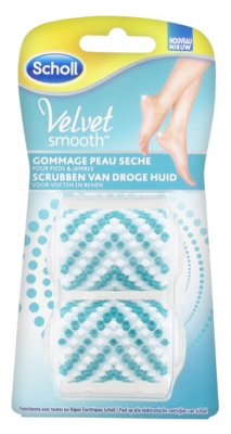 Scholl Velvet Smooth Dry Skin Scrub 2 Rollers