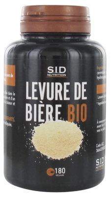 S.I.D Nutrition Levure de Bière Bio 180 Gélules