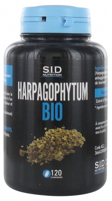 S.I.D Nutrition Harpagophytum Organic 120 Tablets