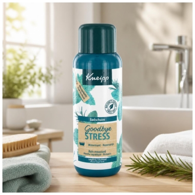 Kneipp Pěna do koupele Goodbye Stress Polevňá Máta Rozmarýn 400 ml