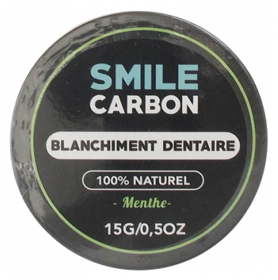 Smile Carbon Blanchiment Dentaire Menthe 15 g