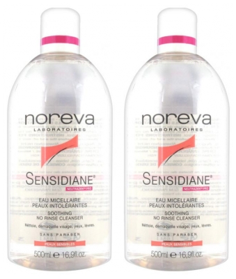 Noreva Sensidiane Soothing Non Rinse Cleanser 2 x 500ml
