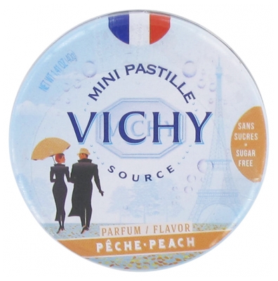 Pastille Vichy Mini Pastilles Parfum Pêche Sans Sucre 40 g