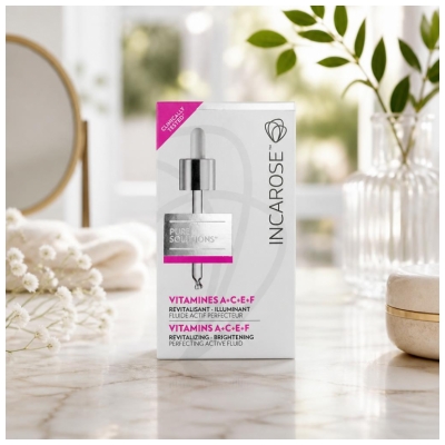 Incarose Pure Solutions Vitaminai A C E F 15 ml