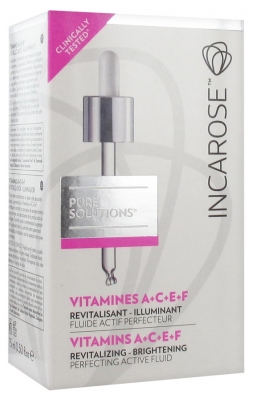 Incarose Pure Solutions Vitamins A C E F 15ml