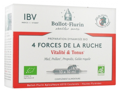 Ballot-Flurin Preparat Dinamizat Bio 4 Forțe ale Stupului 10 Fiole