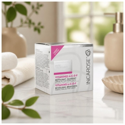 Incarose Pure Solutions Vitamíny A C E F Aktivní Vyhlazující Krém 50 ml