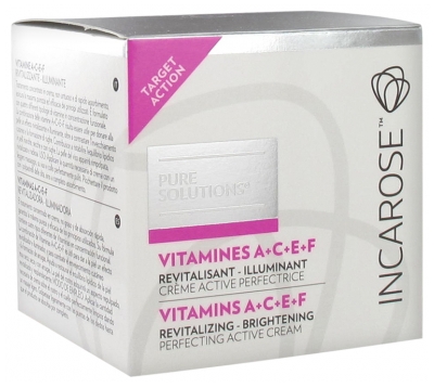 Incarose Pure Solutions Vitamines A C E F Crème Active Perfectrice 50 ml