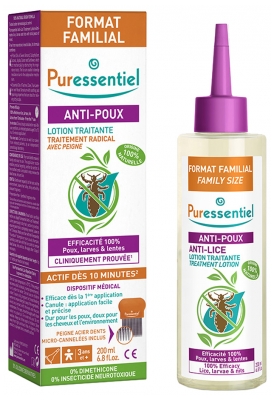 Puressentiel Anti-Lice Treatment Lotion 200ml + Comb