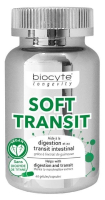 Biocyte Longevity Soft Transit 60 Gélules (à consommer de préférence avant fin 03/2021)