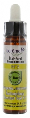 Ladrôme Bach Flower Essences Floral Elixir No. 3 : Horse Chestnut Bud Organic 10 ml