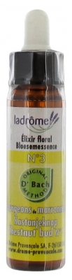Ladrôme Fleurs De Bach Elixir Floral N°3 : Bourgeons de Marronnier Bio 10 ml