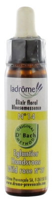 Ladrôme Fleurs De Bach Elixir Floral N°14 : Églantier Bio 10 ml
