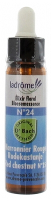 Ladrôme Bach Flower Remedies nr 24 : Czerwony Kasztanowiec Organiczny 10 ml