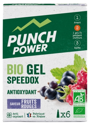 Punch Power Organic Gel Speedox 6 Tubes of 25g