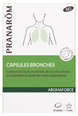 Pranarôm Aromaforce Organic Bronchial Capsules 30 Capsules