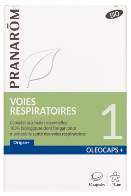 Pranarôm Oléocaps+ Organic 1 Respiratory Tracts 30 Capsules