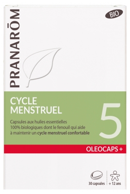 Pranarôm Oléocaps+ Organic 5 Menstrual Cycle 30 Capsules