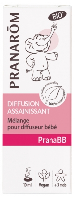 Pranarôm Diffusion Assainissant Mélange Pour Diffuseur Bébé Bio 10 ml