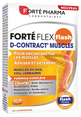 Forté Pharma Forté Flex Flash D-Contract Muscles 20 Tablets