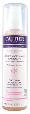 Cattier Pulpe Fondante Gelée Micellaire Apaisante Bio 200 ml