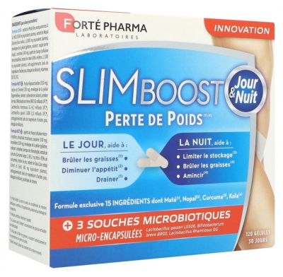 Forté Pharma SlimBoost Weight Loss Day & Night 120 Capsules