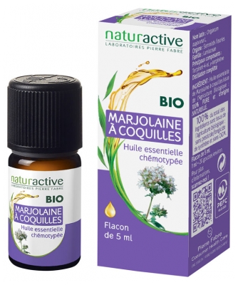 Naturactive Ätherisches Öl Majoran mit Schalen (Origanum Majorana L.) 5 ml