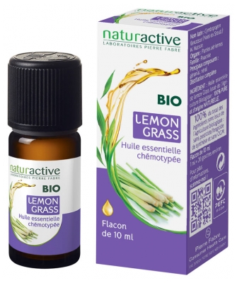 Naturactive Aceite Esencial Hierba de Limón (Cymbopogon flexuosus) 10 ml