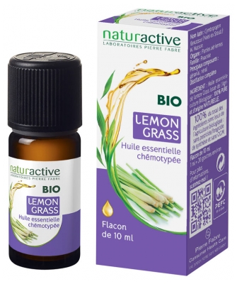 Naturactive Huile Essentielle Lemon Grass (Cymbopogon flexuosus) 10 ml