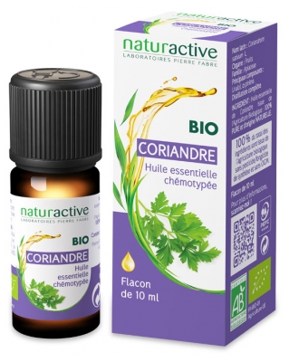 Naturactive Coriander Essential Oil (Coriandrum Sativum L.) Organic 10 ml