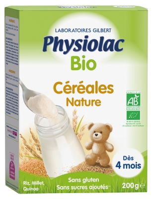 Physiolac Bio Cereales Des 4 Mois 0 G