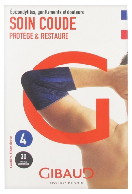 Gibaud Soin Coude Blue Elbow Pad - Size: Size 4