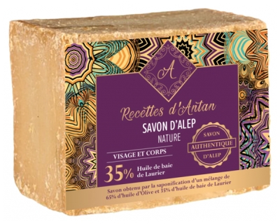 Recettes d'Antan Genuine Aleppo Soap 35% 200g Loaf