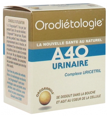 Laboratoires Zannini Orodiétologie A40 Urinaire 40 Orogranules
