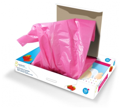 Orgakiddy Perfumed Nappies Bags 50 Bags - Fragrance: Strawberry