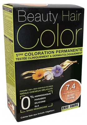 Eric Favre Beauty Hair Color Coloration Permanente - Teinte : 7.4 Blond Cuivré