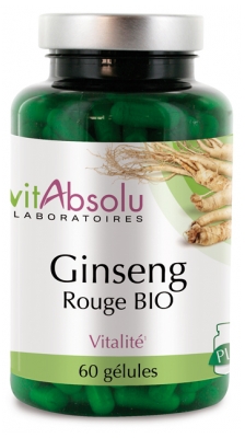 VitAbsolu Ginseng Rouge Bio 60 Gélules