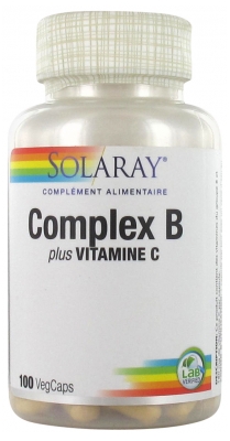 Solaray Complex B Plus Vitamine C 100 VegCaps