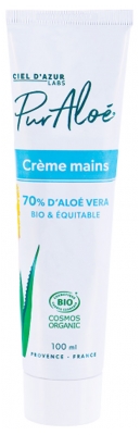 Pur Aloé Crème Mains à l'Aloe Vera 70% Bio 100 ml