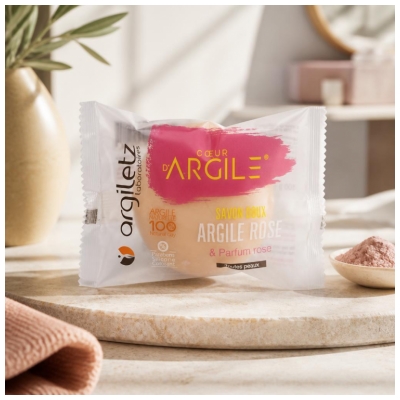 Argiletz Jemné mýdlo s růžovým jílem 100 g
