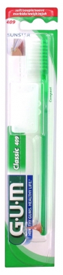 GUM Brosse à Dents Classic 409 - Couleur : Vert