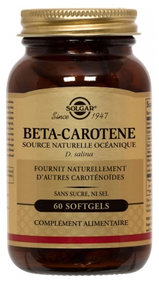 Solgar Bêta-Carotène 60 Gélules
