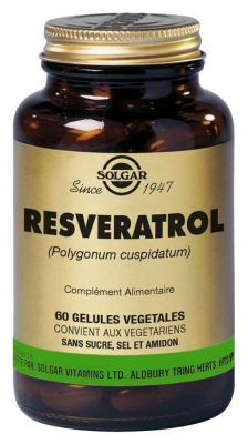 Solgar Resveratrol 60 Gélules Végétales