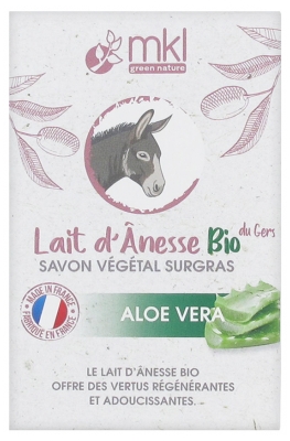 MKL Green Nature Ekologiczne Mleko Osła z Gers Superfatted Vegetable Soap Aloe Vera 100 g