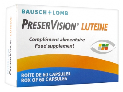 Bausch + Lomb PreserVision Lutein 60 Capsules