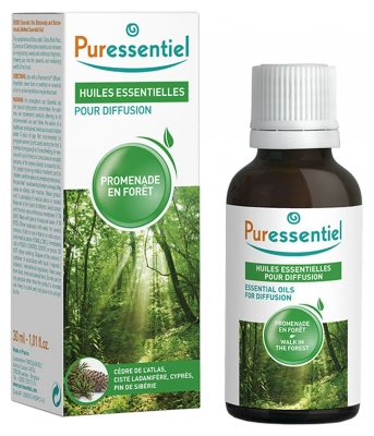 Ulei Esențial Puressentiel pentru Difuzie Plimbare în Pădure 30 ml