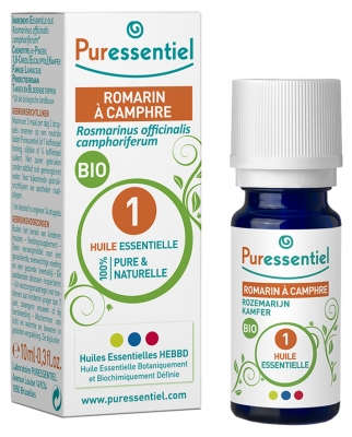 Puressentiel Essential Oil Rosemary Camphor Organic 10ml